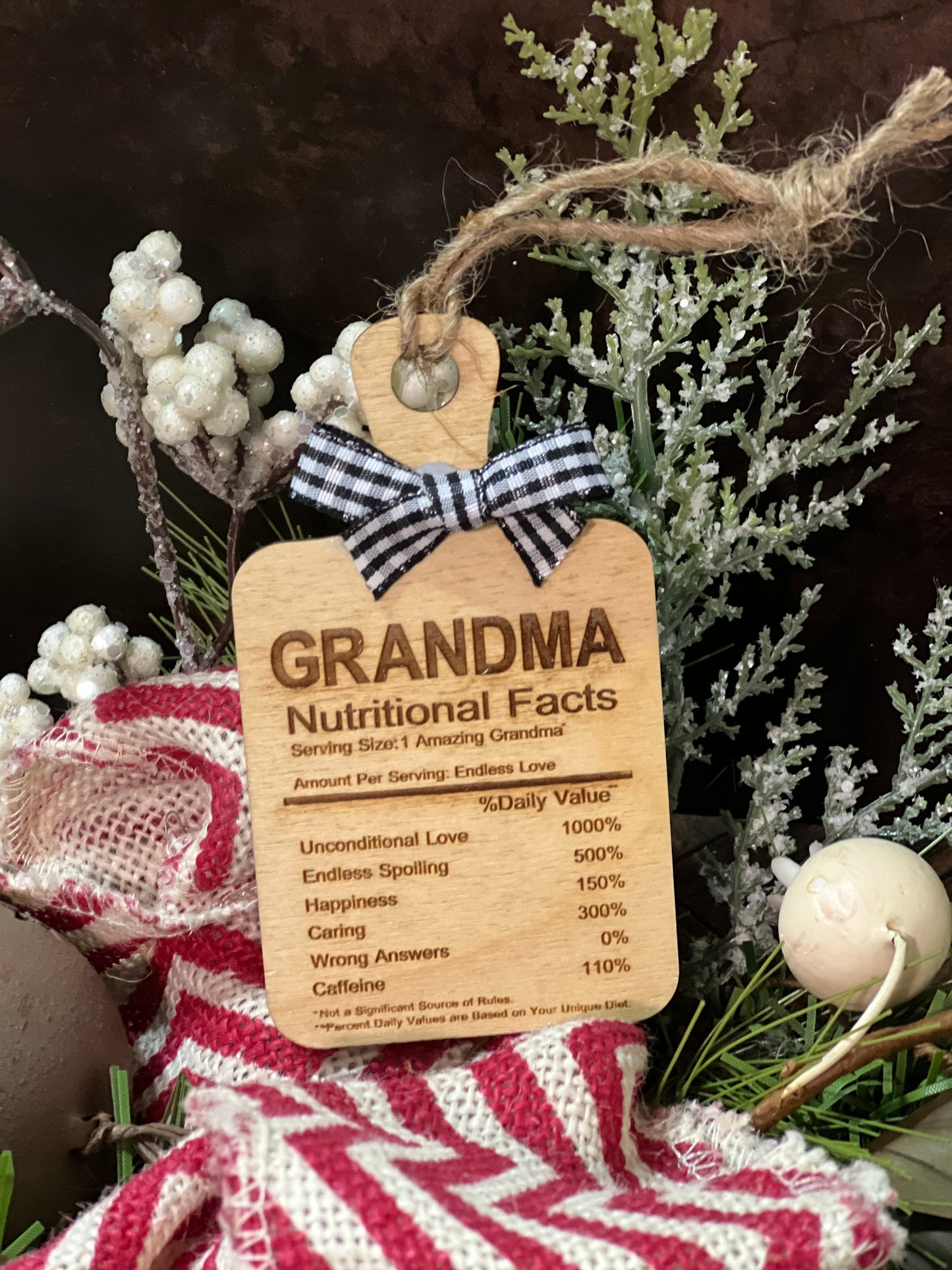 Grandma Ornament and Fridge Magnet