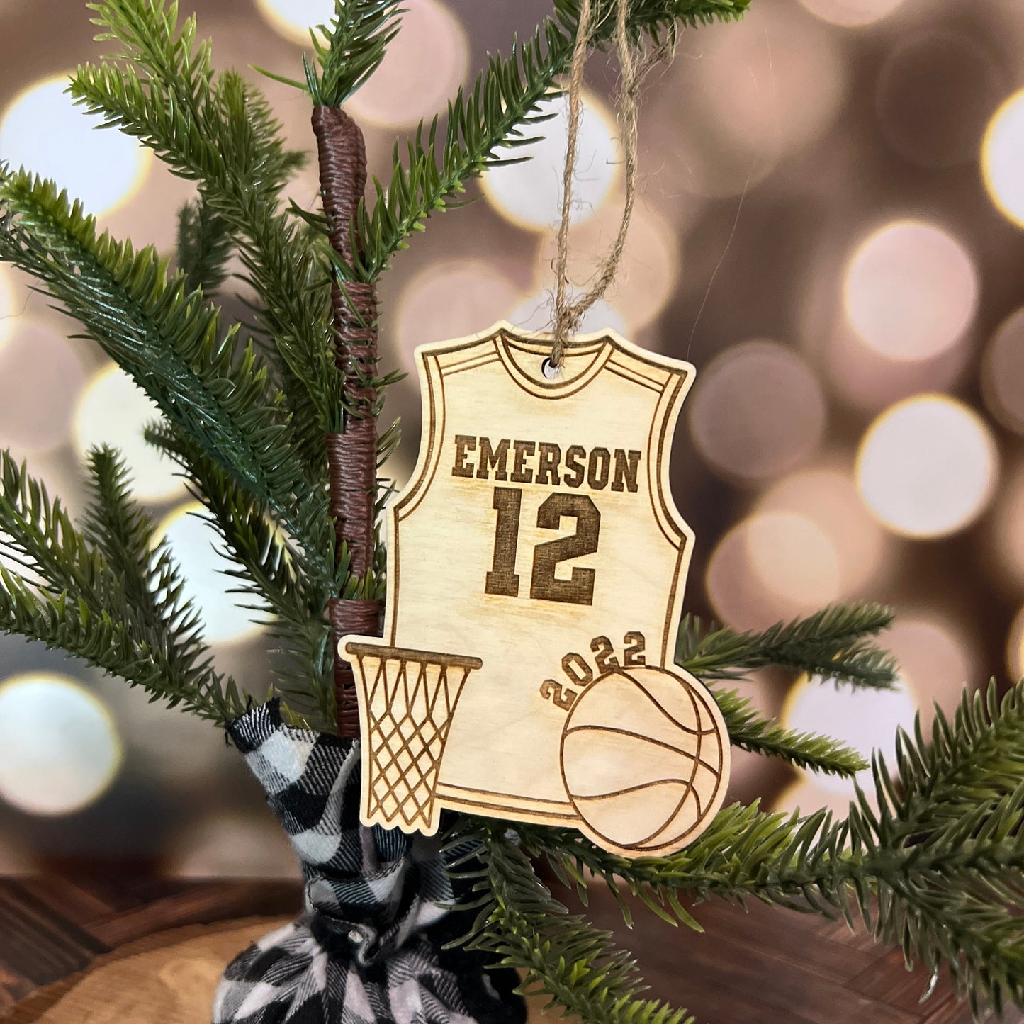 Basketball Ornament Personalized