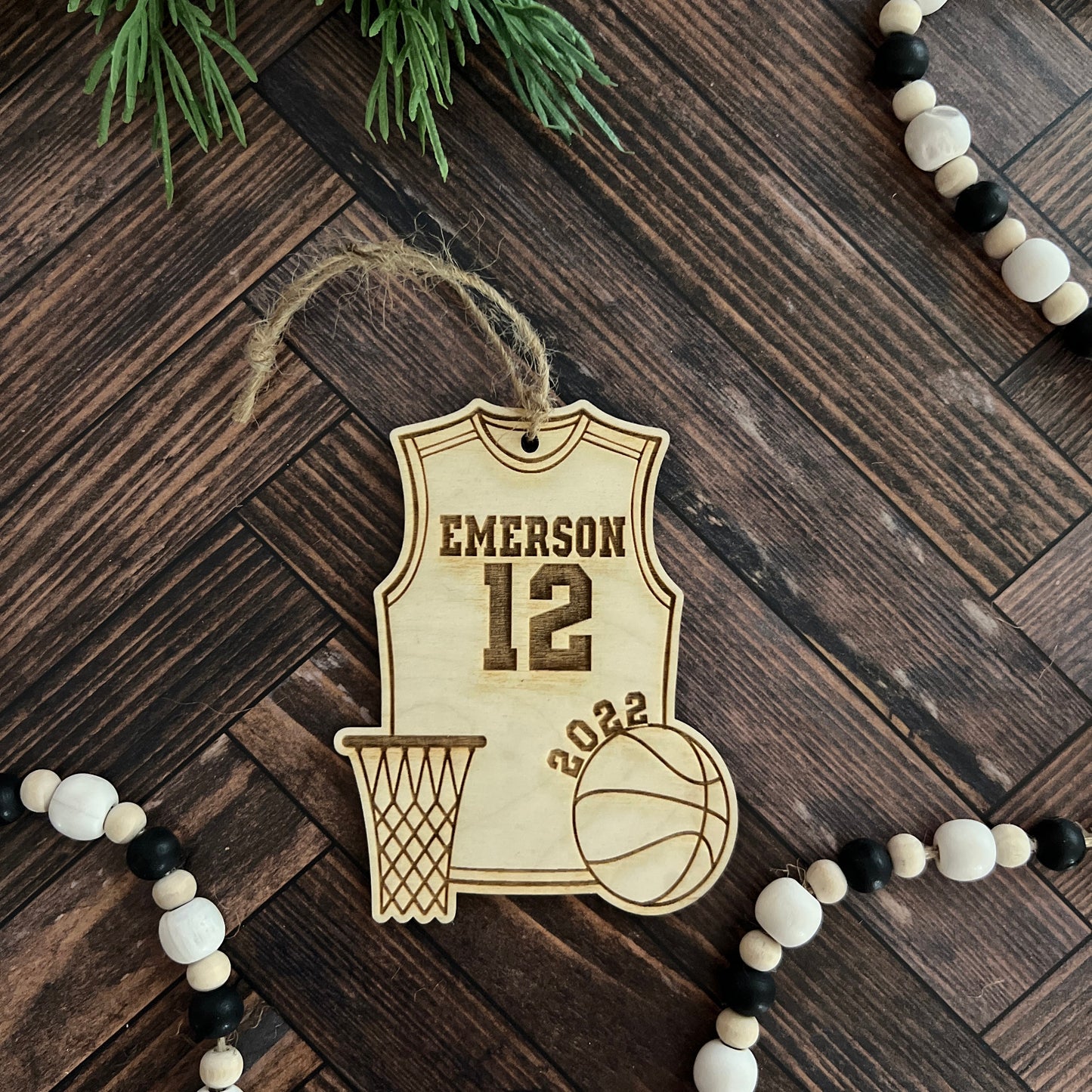 Basketball Ornament Personalized