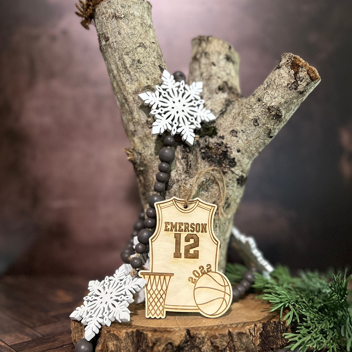 Basketball Ornament Personalized