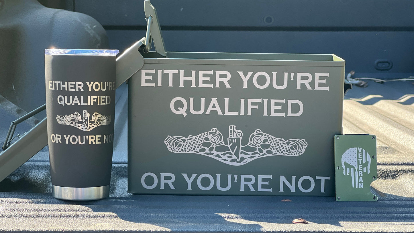 Either You're Qualified Or You're Not Travel Coffee Cup