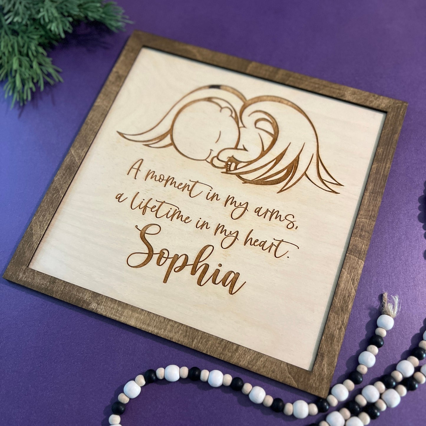 Personalized Baby Memorial Sign