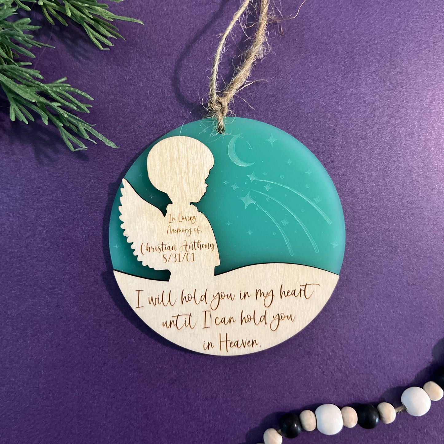 Baby Boy Memorial Ornament