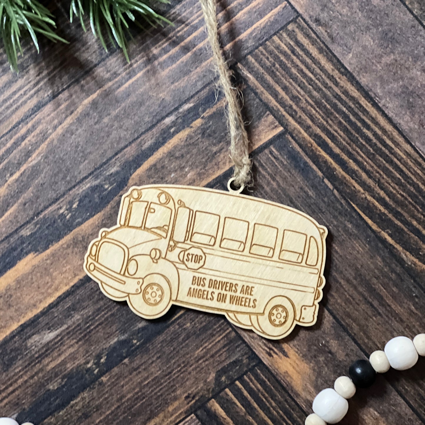 Bus Driver Christmas Ornaments