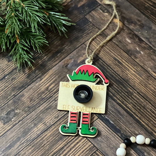 Elf Surveillance Ornament