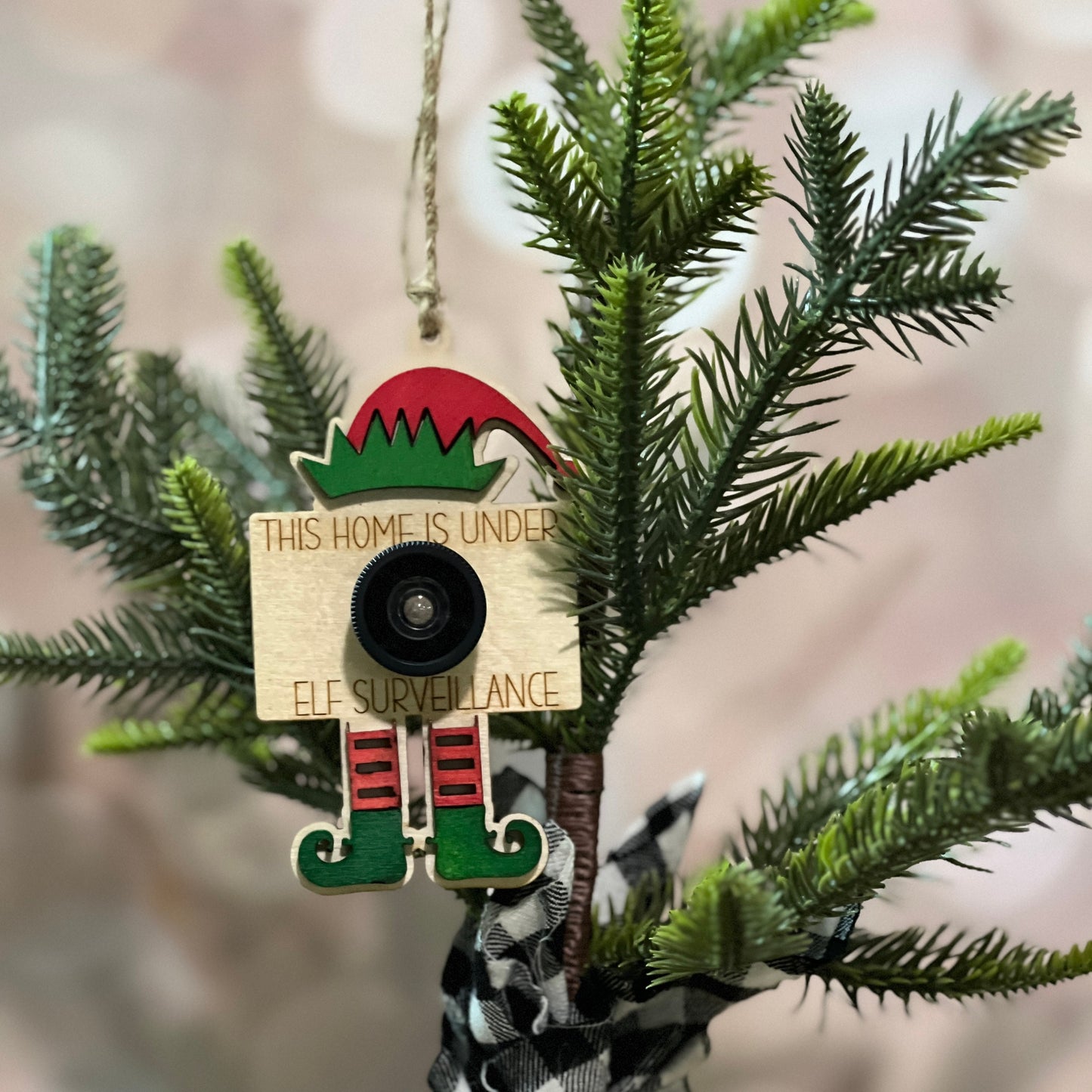 Elf Surveillance Ornament