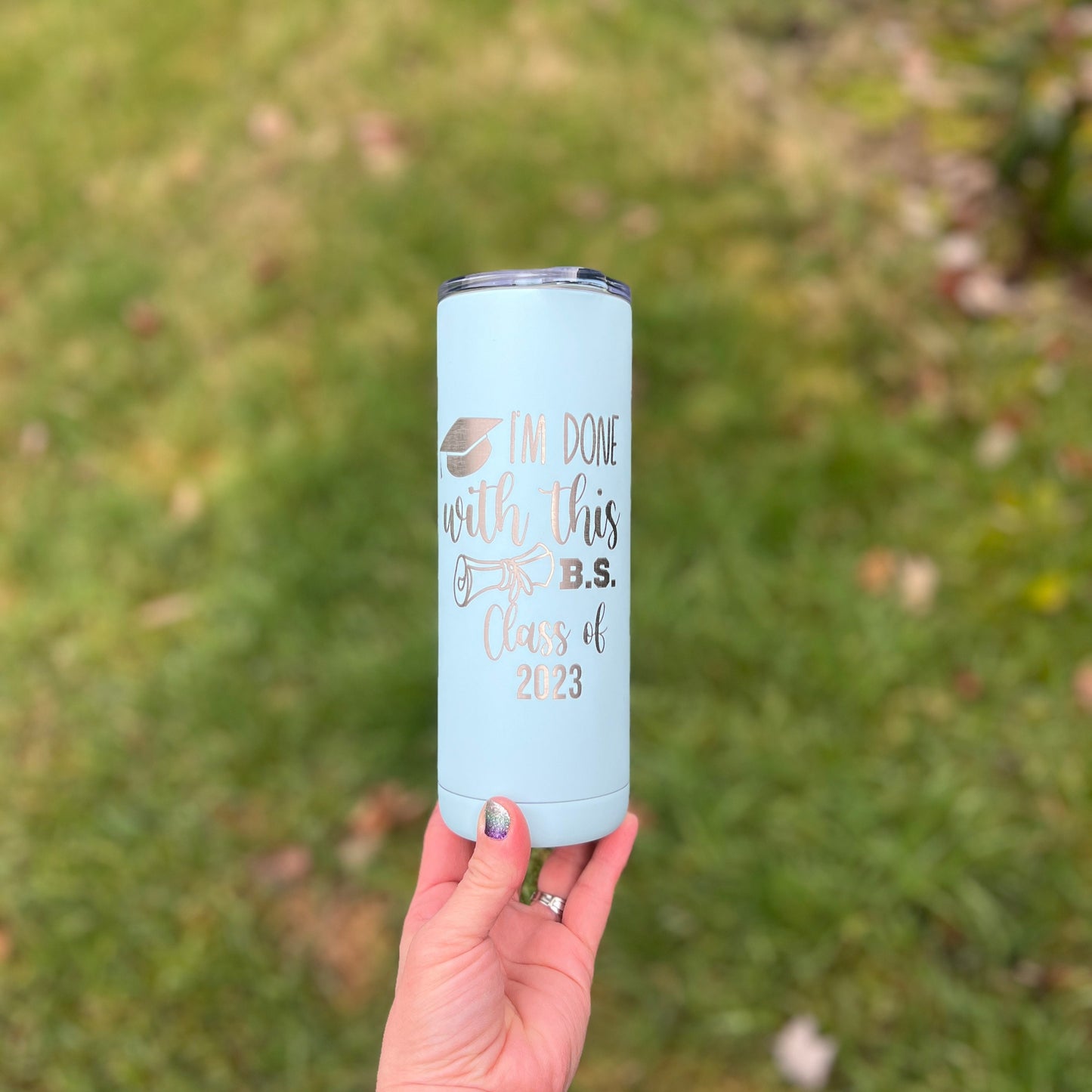 Graduation Skinny Tumbler