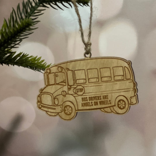 Bus Driver Christmas Ornaments