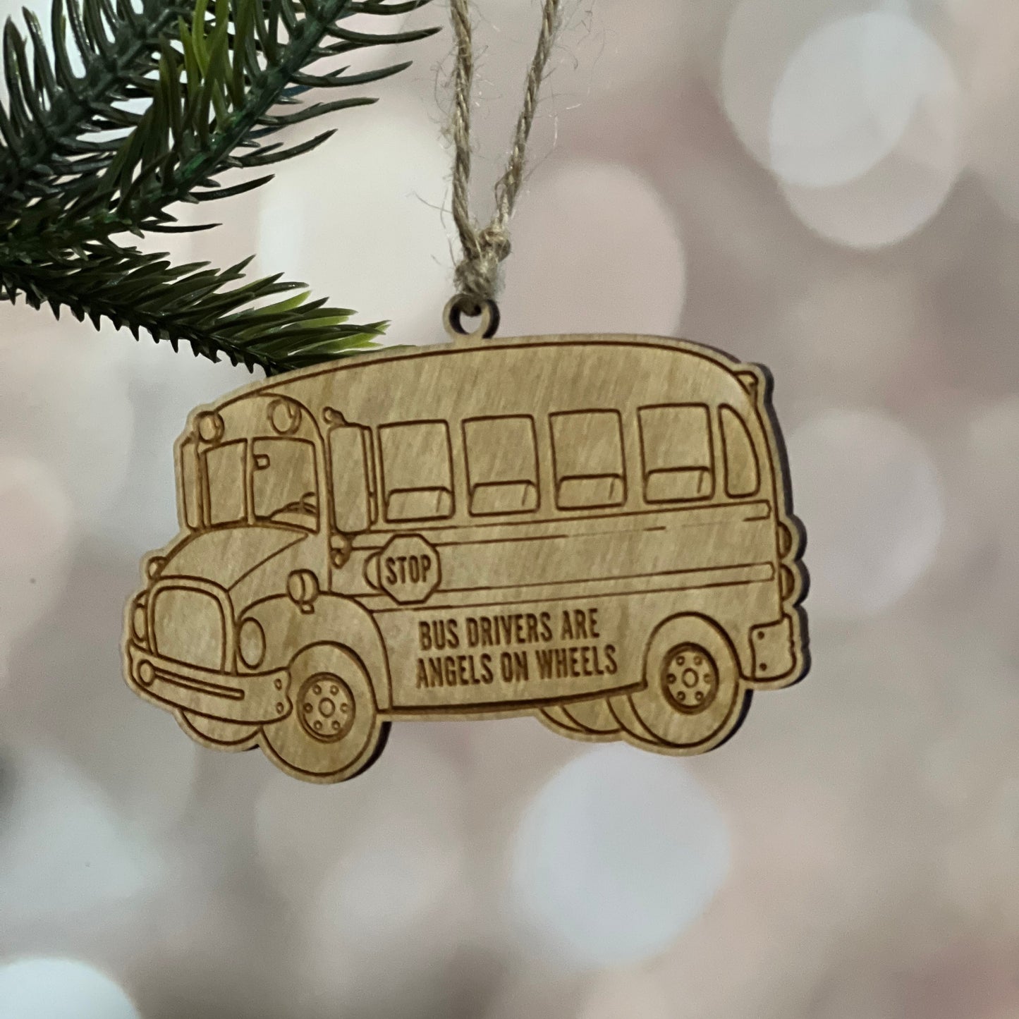 Bus Driver Christmas Ornaments