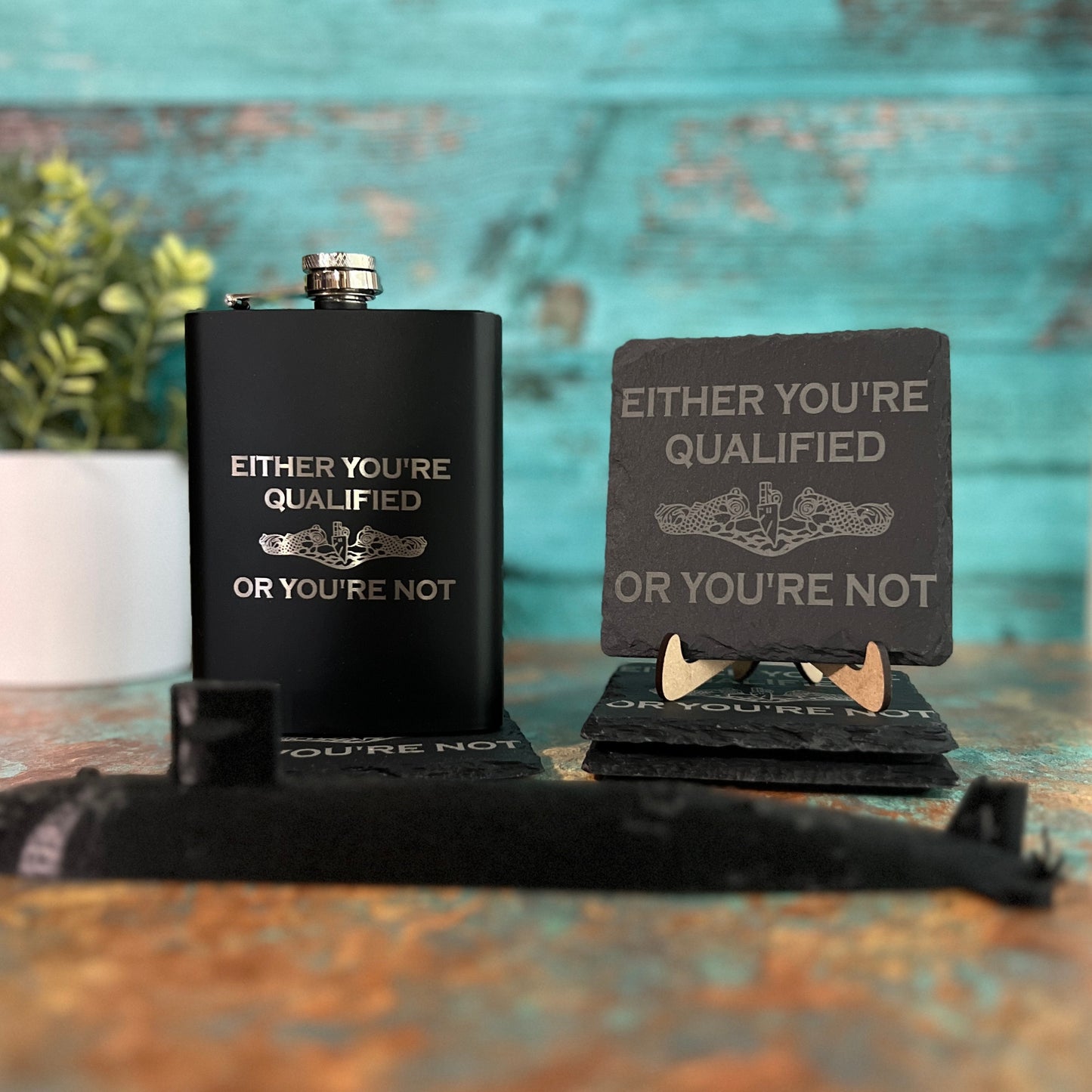 Either Youre Qualified or Youre Not Flask