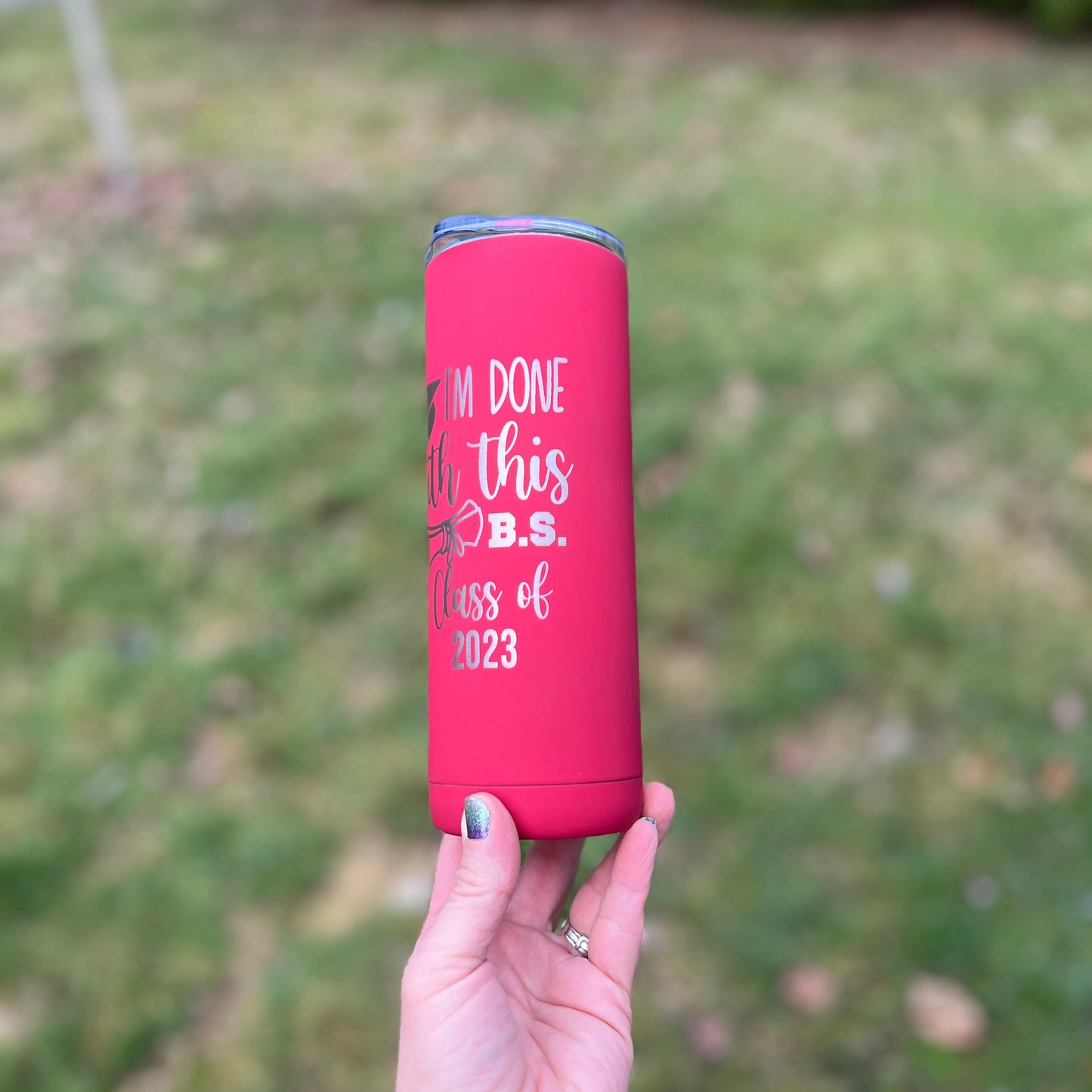 Graduation Skinny Tumbler